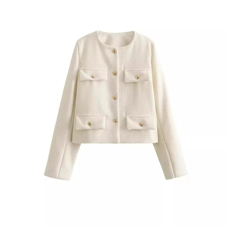 Drune | Schicke und elegante Blazerjacke mit Knopfverschluss für Damen