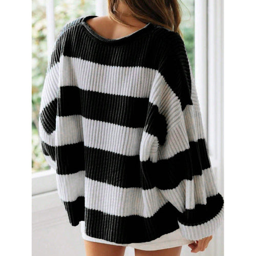 Drune | Lässiger gestreifter Pullover für Damen