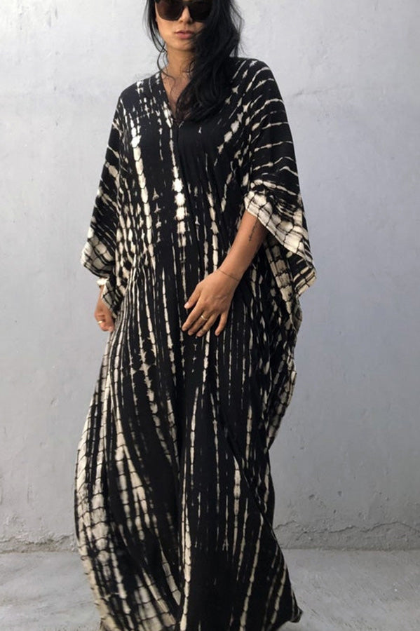 Drune Freely – Lockeres Überwurfkleid im Batik-Boho-Stil