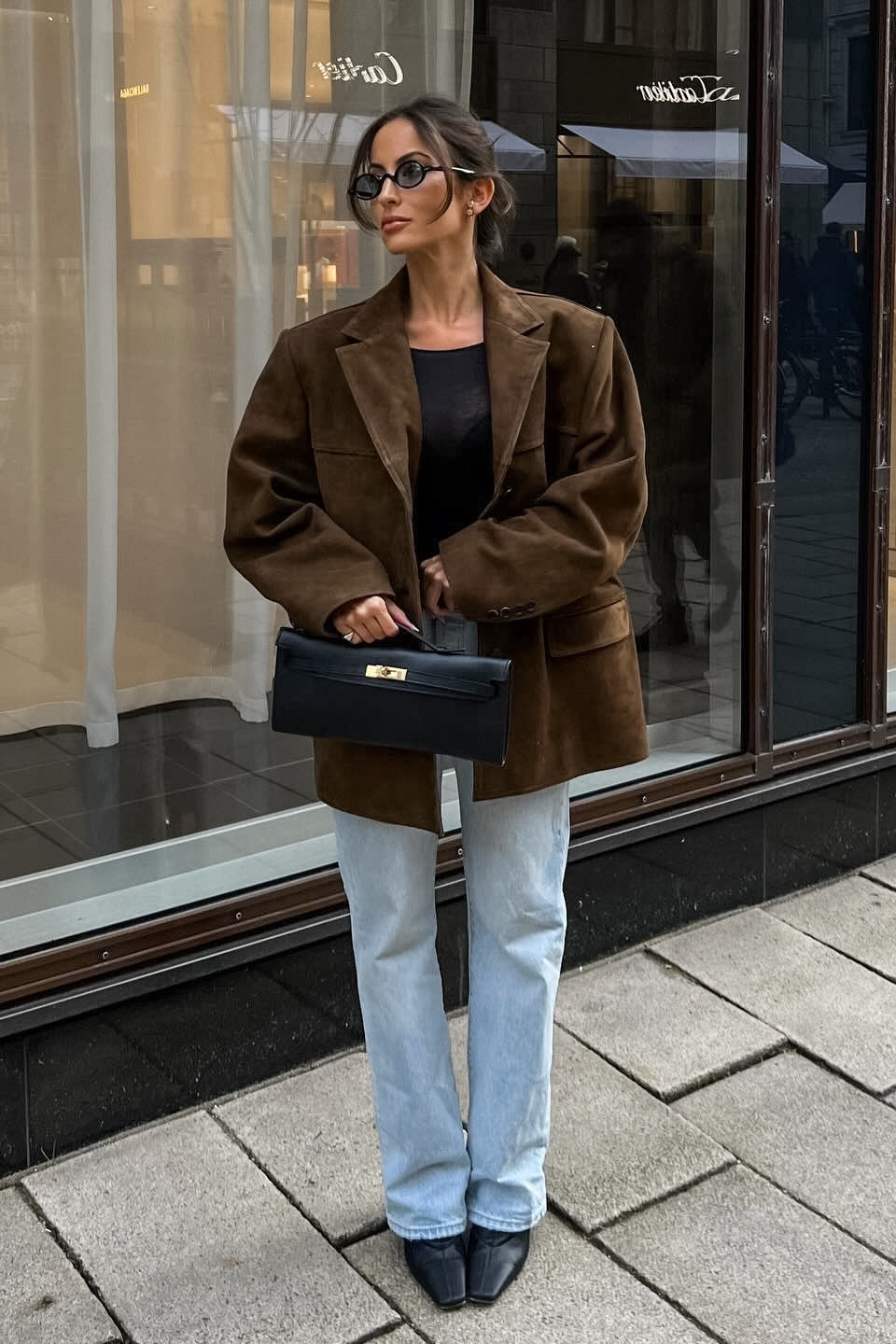 Drune | Wildlederkragenjacke