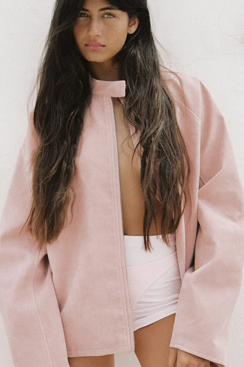 Drune | Kragen Wildleder Minimalistische Jacke