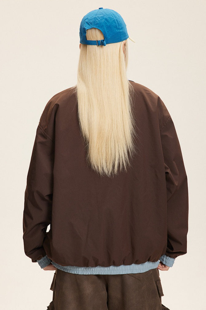 Drune | Stehkragen Farbkombination Jacke