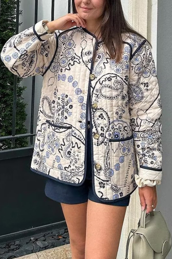 Drune | Lässige gesteppte Baumwolljacke