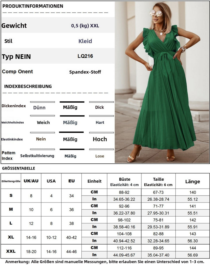 Drune | Plissee-Kleid aus Chiffon