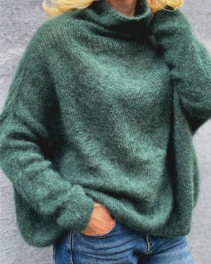 Drune | Hoher Nackenfarbpullover