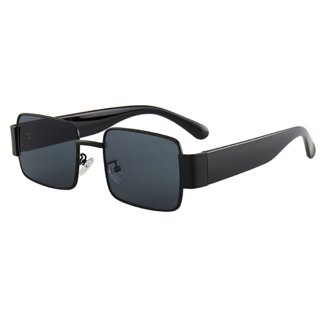 Drune | Quadratische dünne Sonnenbrille mit großem Rahmen
