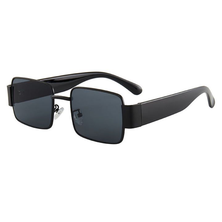 Drune | Quadratische dünne Sonnenbrille mit großem Rahmen