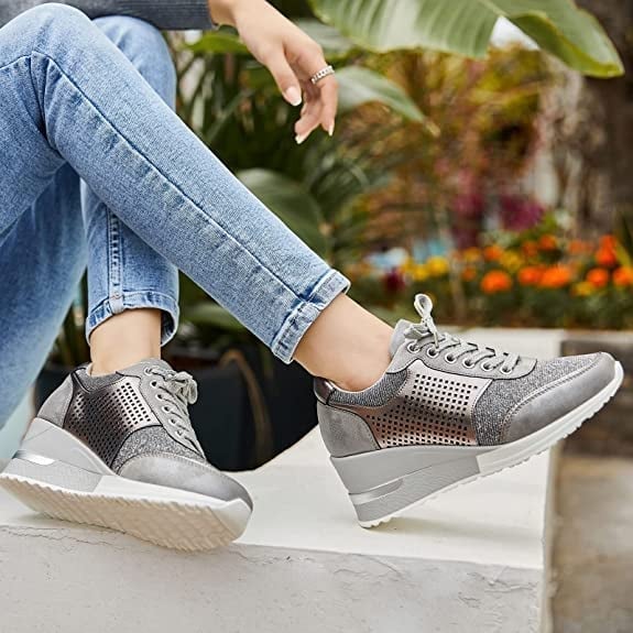 Drune | Orthopädische Turnschuhe mit hohem Absatz und Keilabsatz