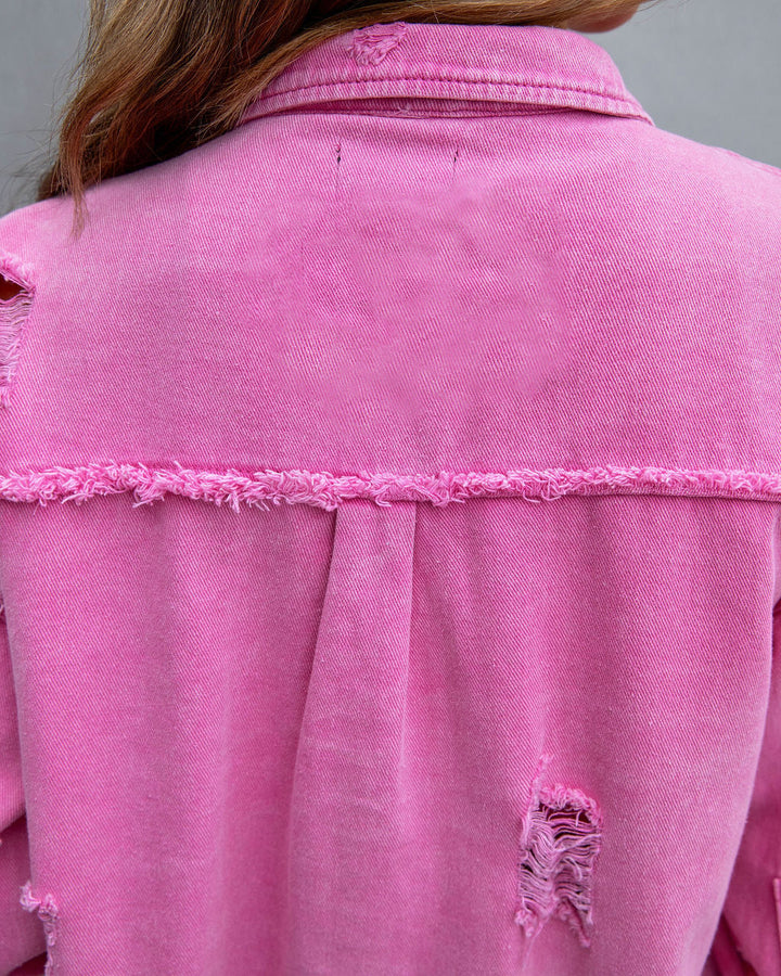 Drune | Modische vibrierende Denimjacke für Frauen
