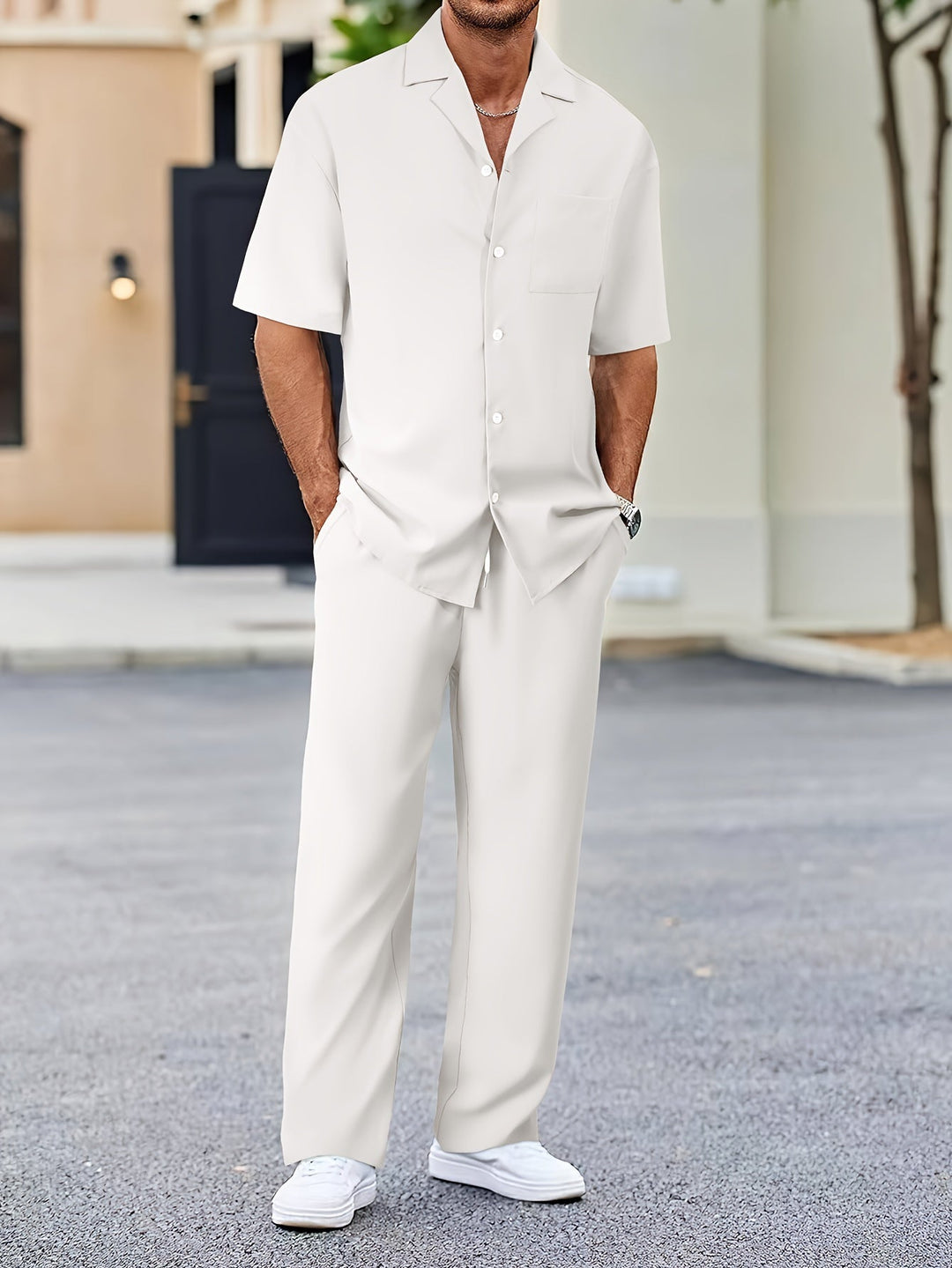 Drune | Sommeroutfitsatz in Einfarbiger Farbe