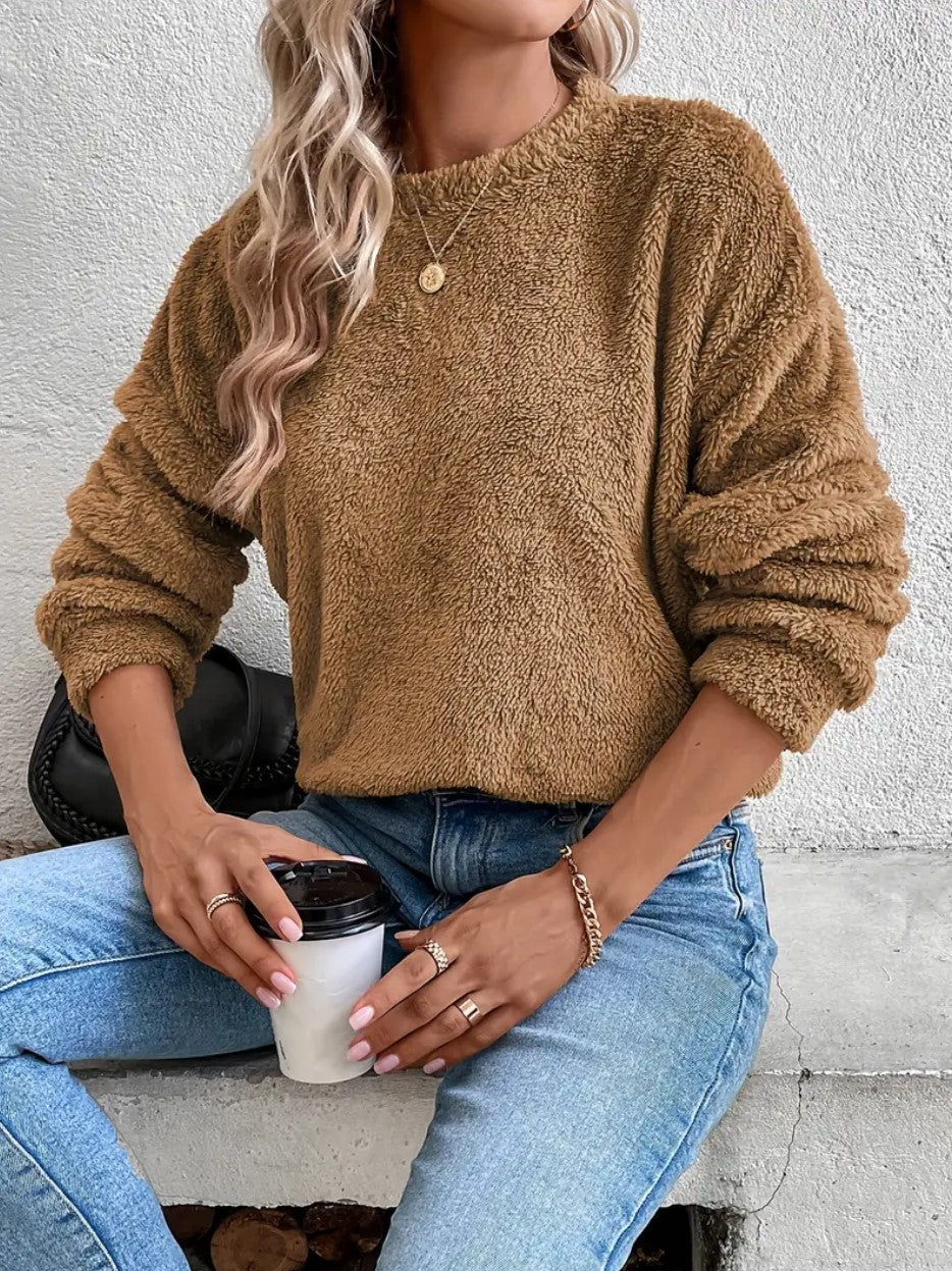 Drune | Teddy-Sweatshirt für Damen