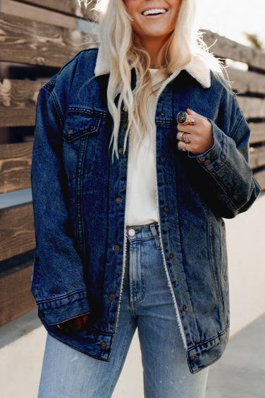 Drune | Gefütterte Jeans Bomberjacke