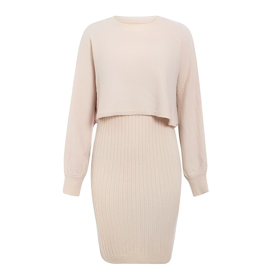 Drune | 2|Teiliges Strickkleid Mit Flügelärmeln