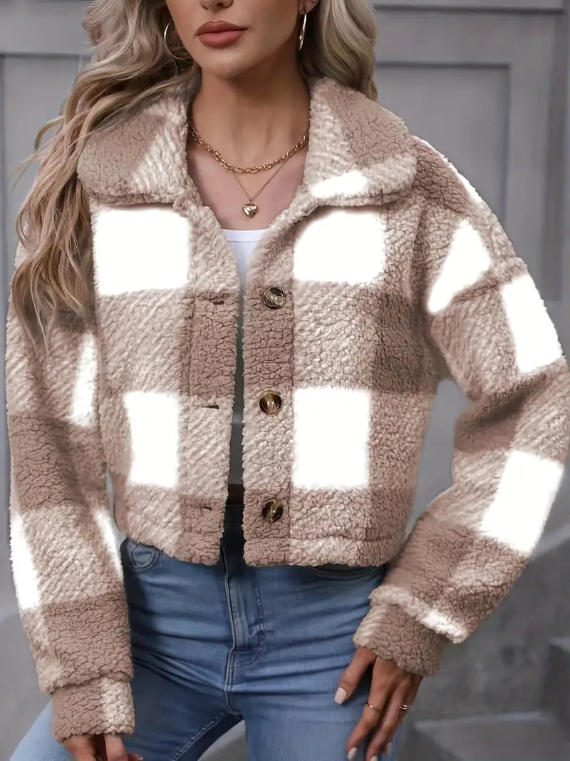 Drune | Bequeme Winterjacke mit langen Ärmeln und Knöpfen | Warme Oberbekleidung für den Winter