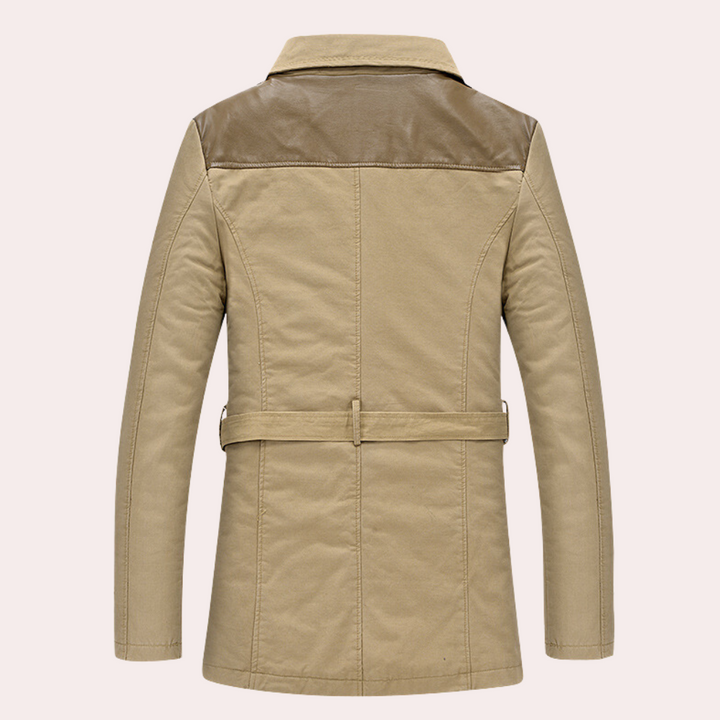 Drune | Eleganter, Warmer Trenchcoat für Männer