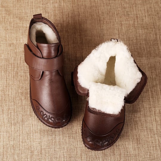 Drune | Elegante Fleece Stiefel