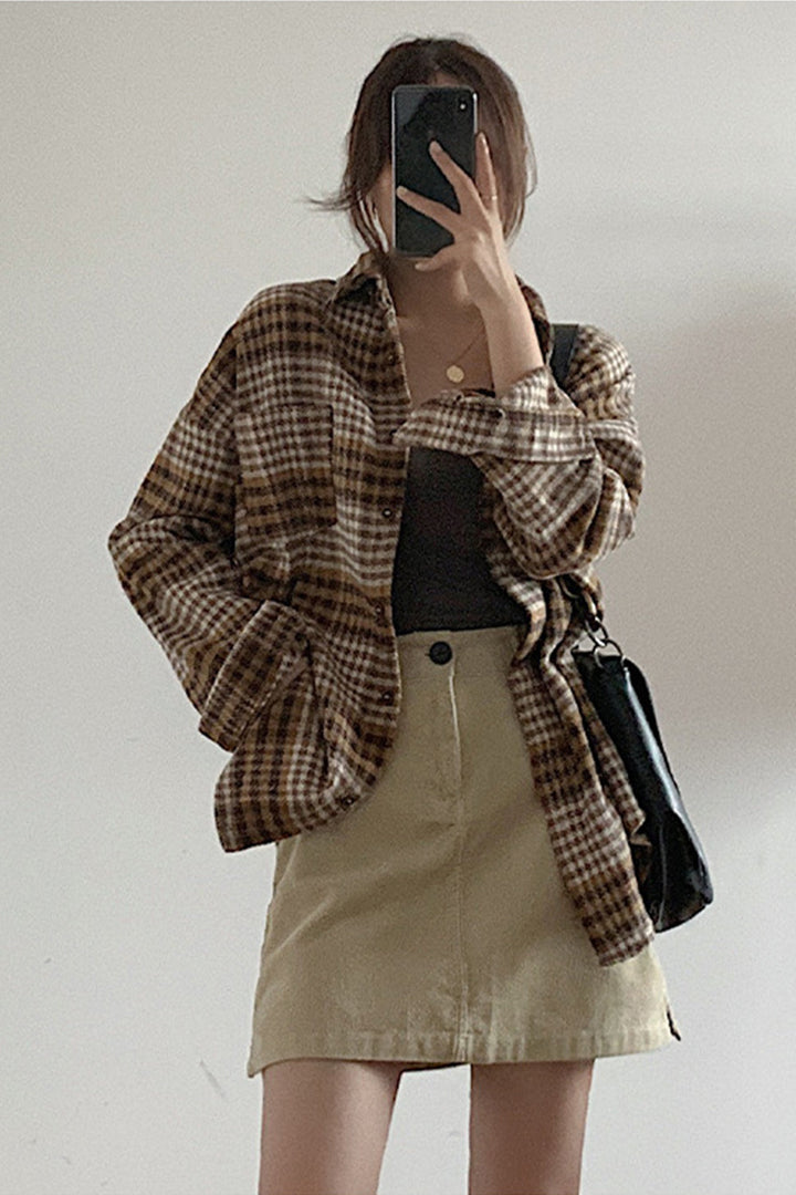 Drune | Tweed Karottenhemd
