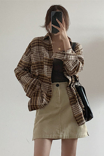 Drune | Tweed Karottenhemd