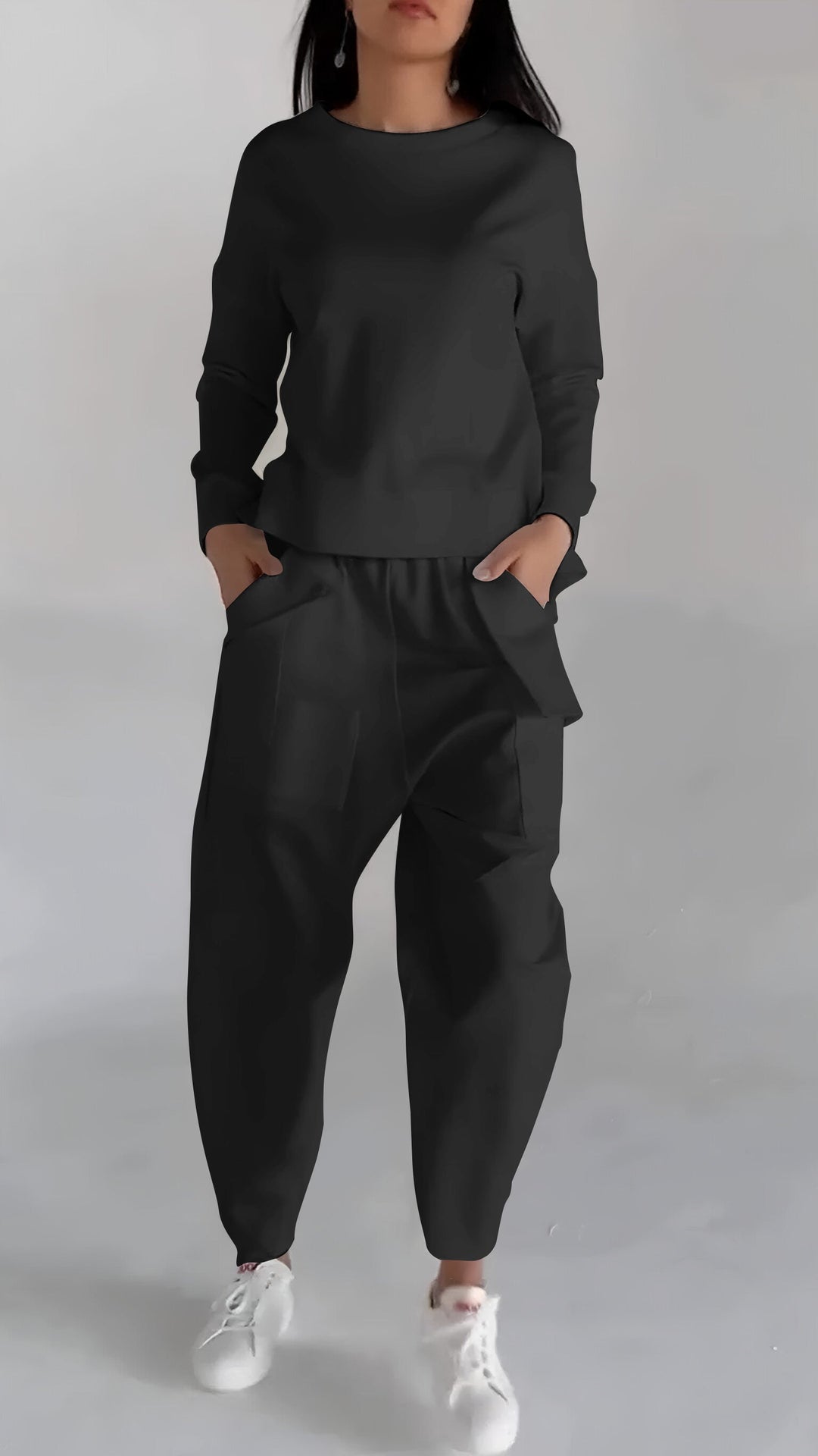 Drune | Funktionales Damensatz mit Leichtem Pullover Look
