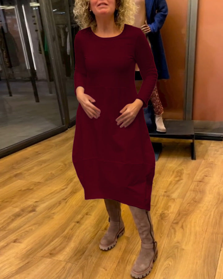 Drune | Einfarbiges Kleid