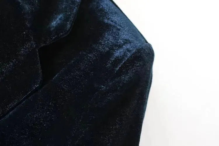 Drune | 1-Knopf Samt Blazer Damen - Anzugjacke