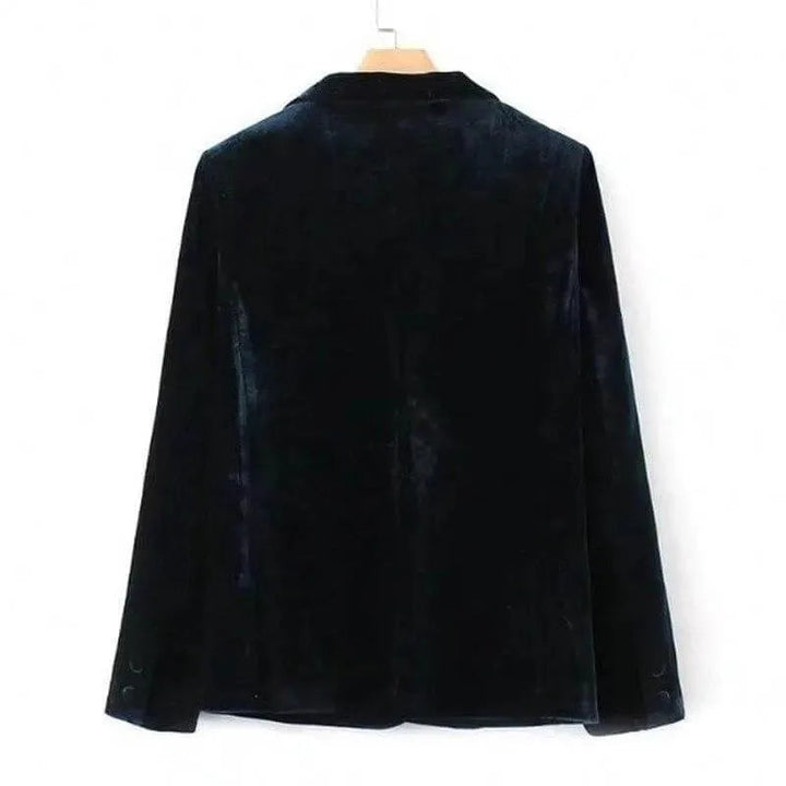 Drune | 1-Knopf Samt Blazer Damen - Anzugjacke