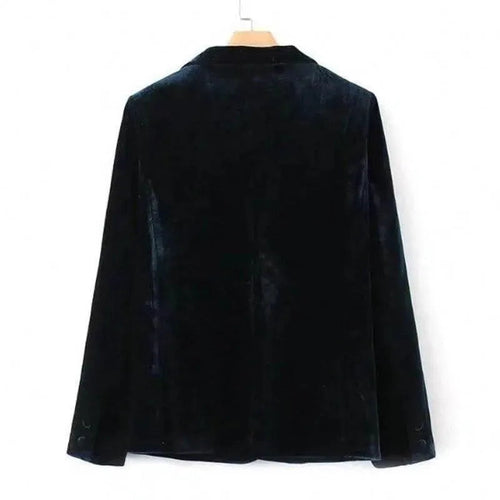 Drune | 1-Knopf Samt Blazer Damen - Anzugjacke