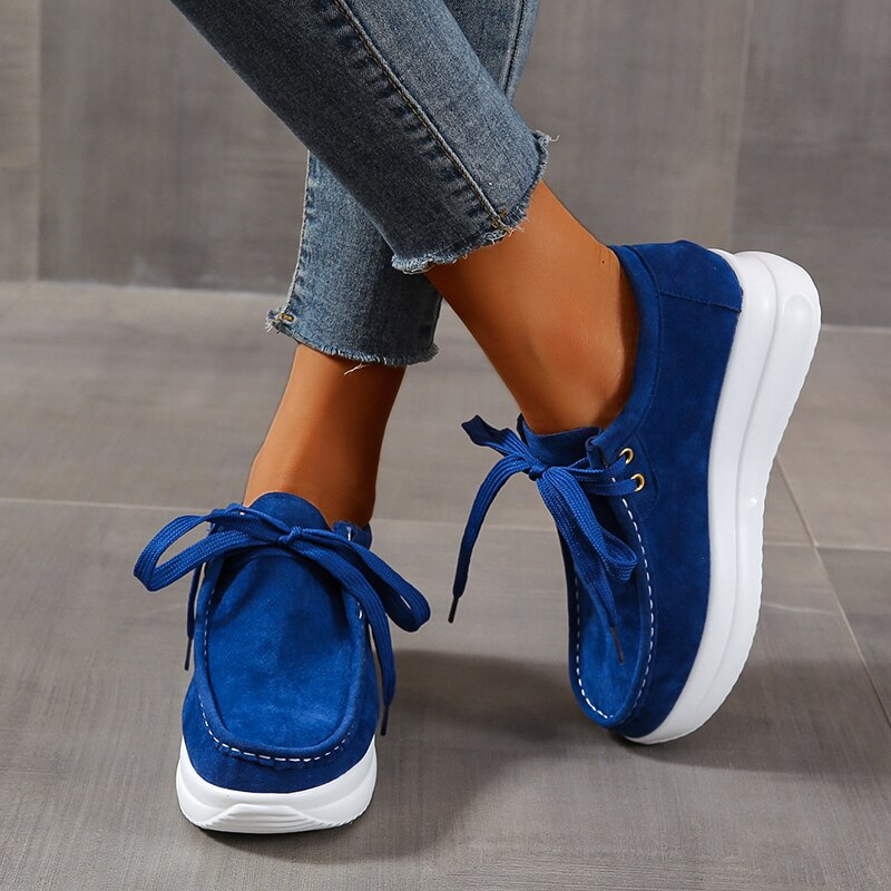 Drune | Bequeme Dicke Wildlederschuhe mit Rutschfester Sohle
