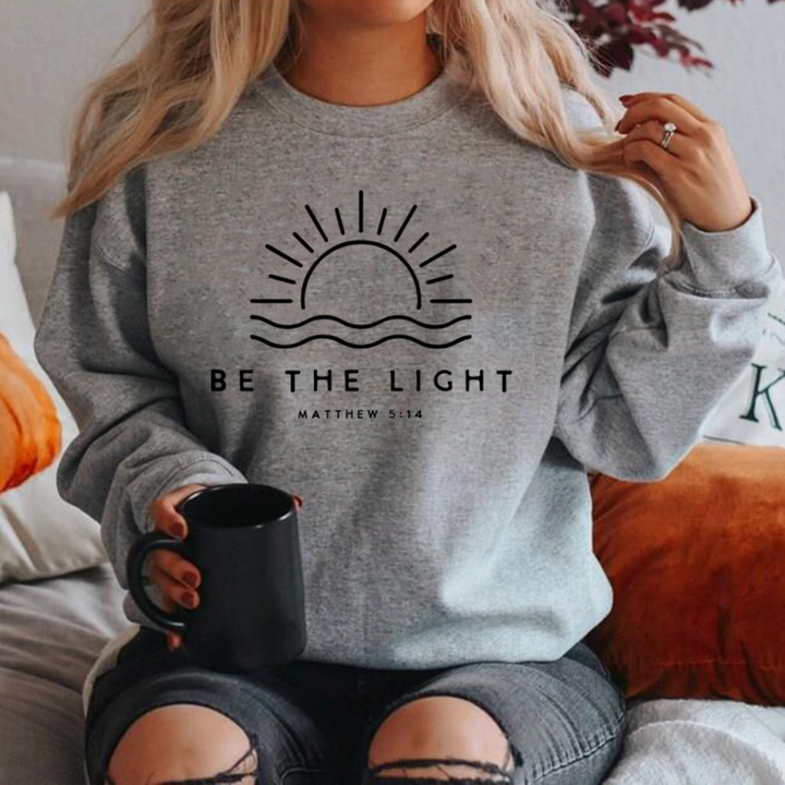 Drune | Be The Light Sweater - inspirierender Damensweater mit entspanntem Schnitt