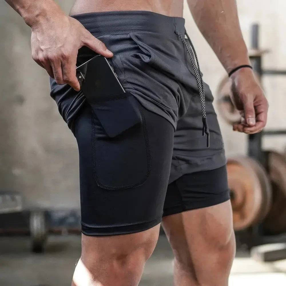 Drune | Camo 2 in 1 Schnell Trocknende Sporthose