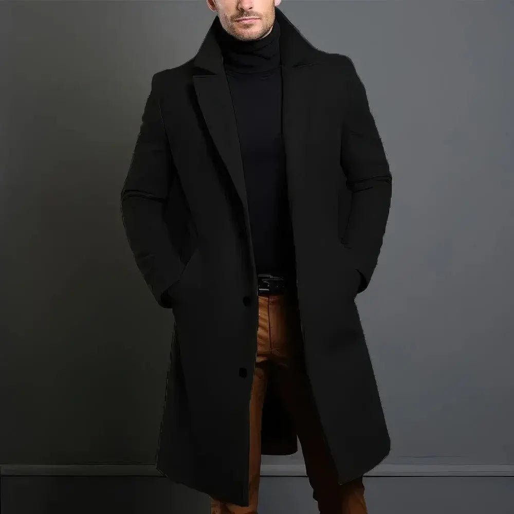 Drune | Luxus Herren Trenchcoat Merino Stil