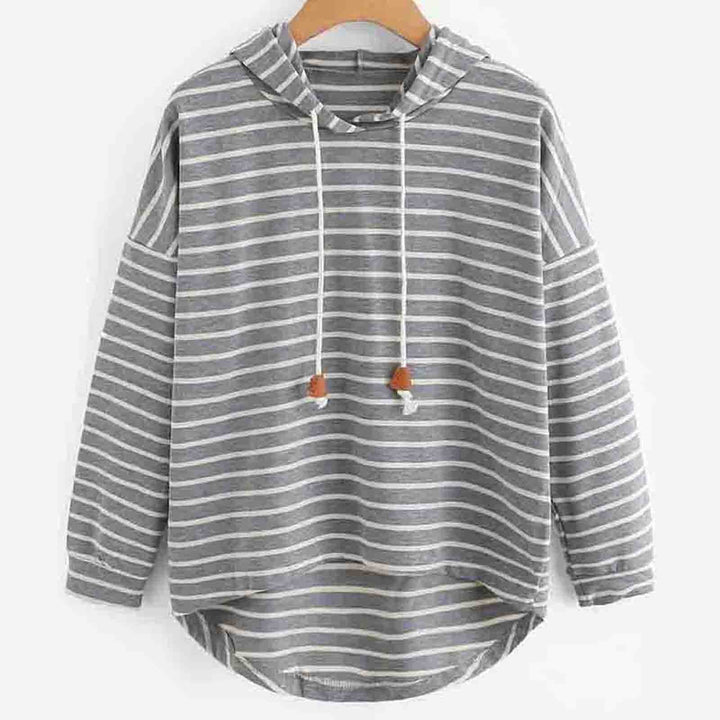 Drune | Damen gestreifter Hoodie
