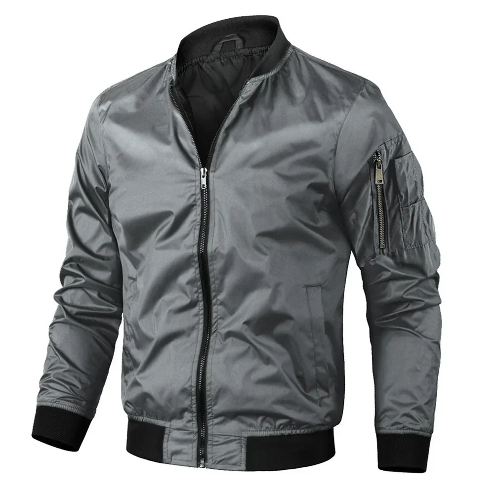 Drune | Streetwear-Bomberjacke mit modernem Reißverschlussdesign für Herren