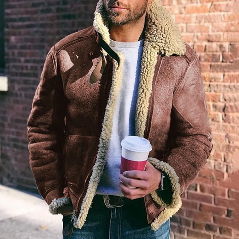 Drune | Warme Winterlederjacke Im Robusten Stil