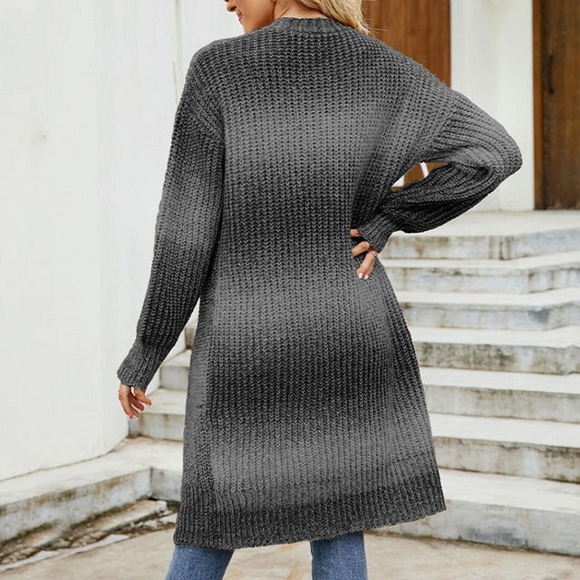 Drune | Strick Strickjacke Im Farbverlauf
