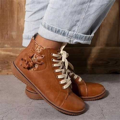 Drune | Stylische Leder Sneaker Mit Schnürsenkeln