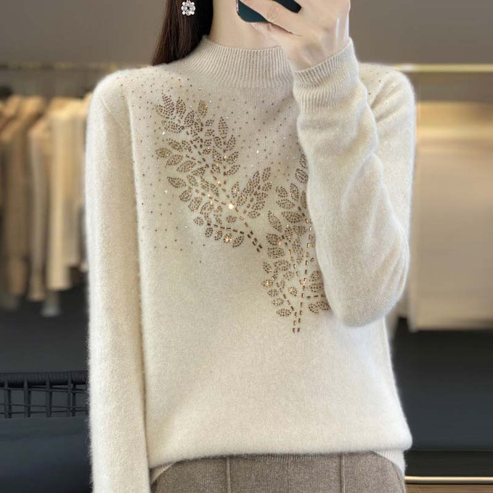Drune | Strickpullover mit Schönem Blattmuster
