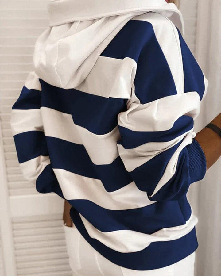 Drune | Hoodie - Strickdetails - Lockere Passform - Weiche Materialien