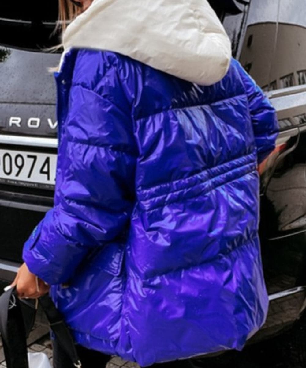 Drune | Pufferjacke Wasserdicht Und Winddicht Gepolstert Mit Kapuze Reißverschluss Und Knöpfe