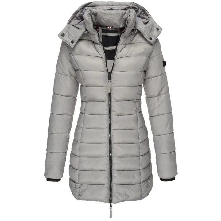 Drune | Daunenjacke lang Kapuze Damen