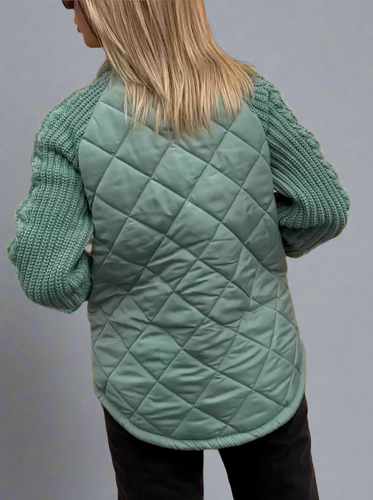 Drune | Jacket mit Gestrickten Ärmeln für Den Herbst