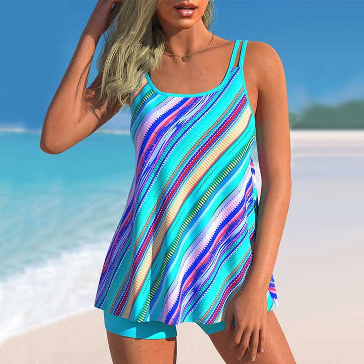 Drune | Tankini Satz Mit Streifendruck