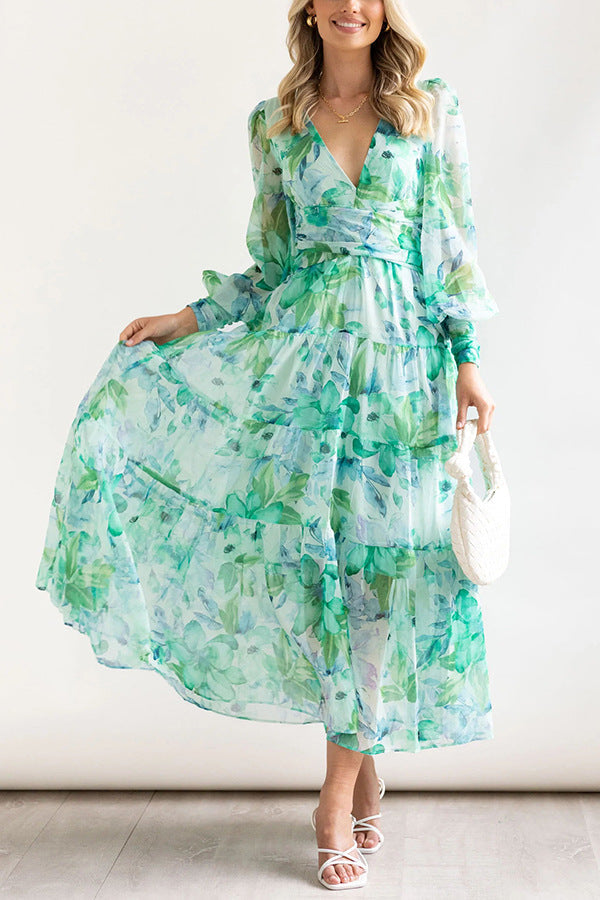 Drune | Wickelkleid Mit Blumenmuster Für Damen