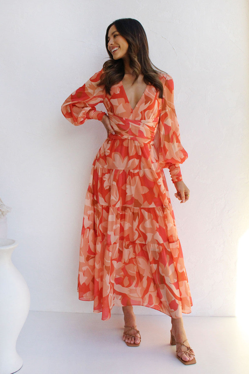 Drune | Wickelkleid Mit Blumenmuster Für Damen
