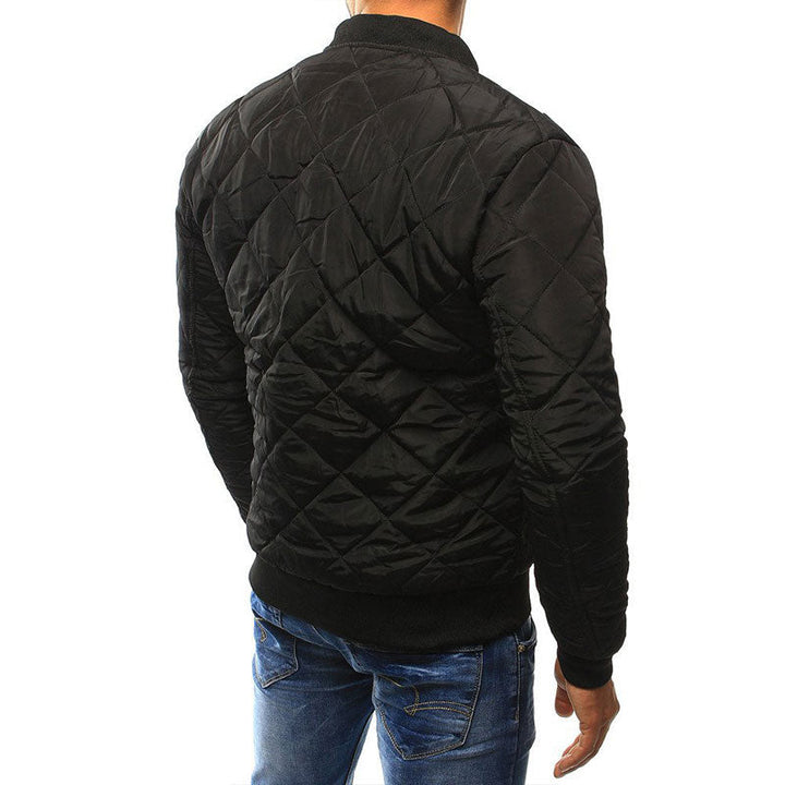 Drune | Herren Bomber Steppjacke - Reißverschluss vorne & Taschen an den Ärmeln
