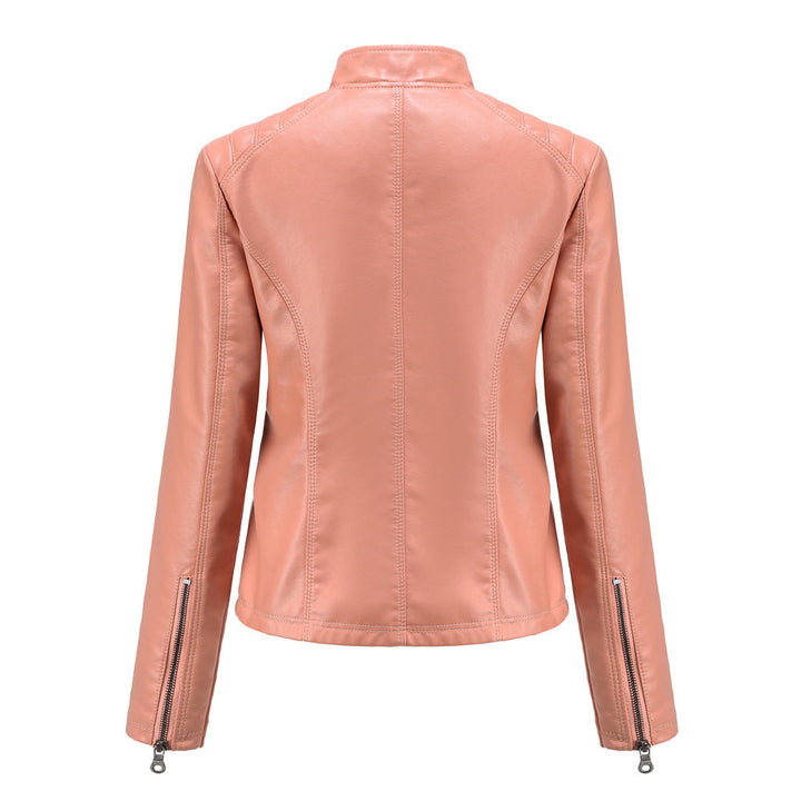 Drune | Bequeme Leder Übergangsjacke für Frauen
