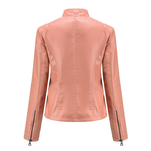 Drune | Bequeme Leder Übergangsjacke für Frauen