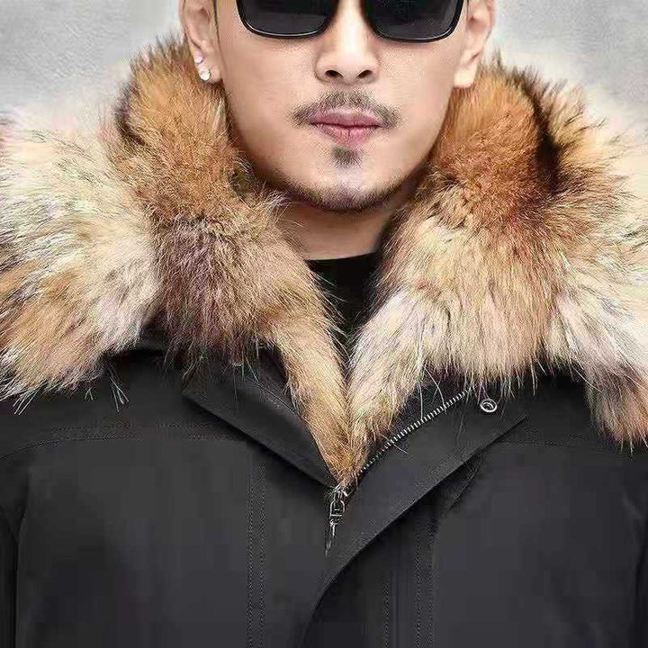 Drune | Herren Parka mit hohem Kragen