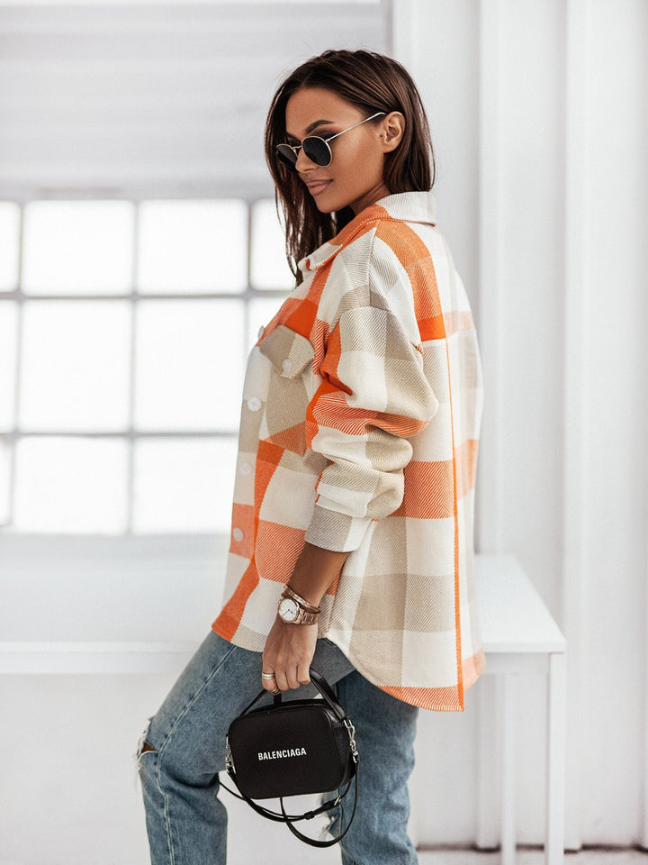 Drune | Karo Shacket - Polyester-Mischung - Auffällig und Trendy