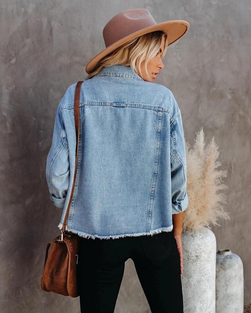 Drune | Vielseitiger Gewaschener Denim Mantel